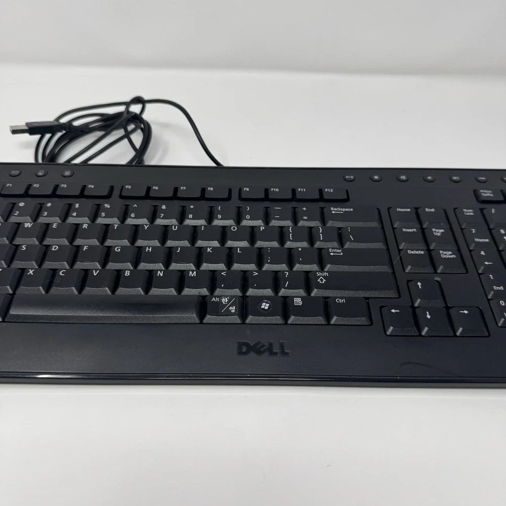 Dell SK-8165 USB Keyboard With Multimedia Keys TESTED WORKS Black